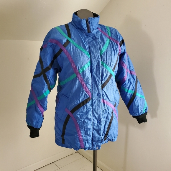 80s 90s Vintage London Fog Insulated Ski Jacket Winter Coat - Picture 1 of 8